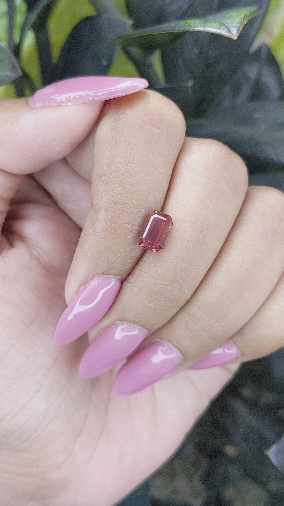 1.67 Ct. Padparadscha Sapphire from Tanzania Size Video