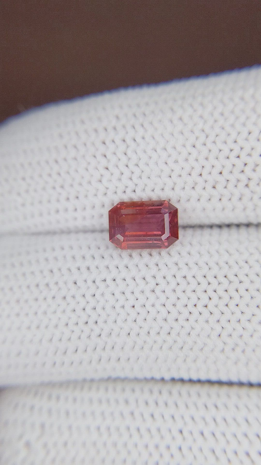 1.67 Ct. Padparadscha Sapphire from Tanzania Size Video