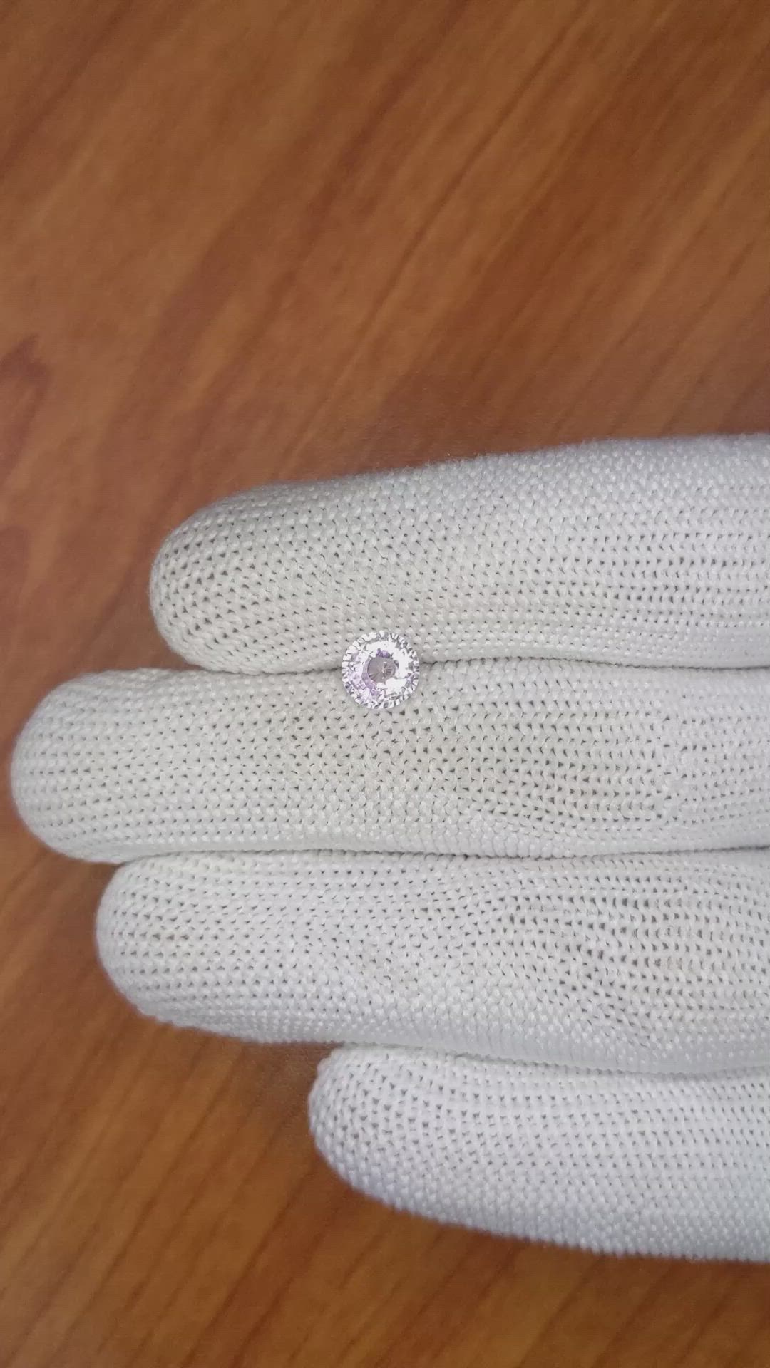 1.02 Ct. Purple Sapphire from Ceylon (Sri Lanka) Size Video