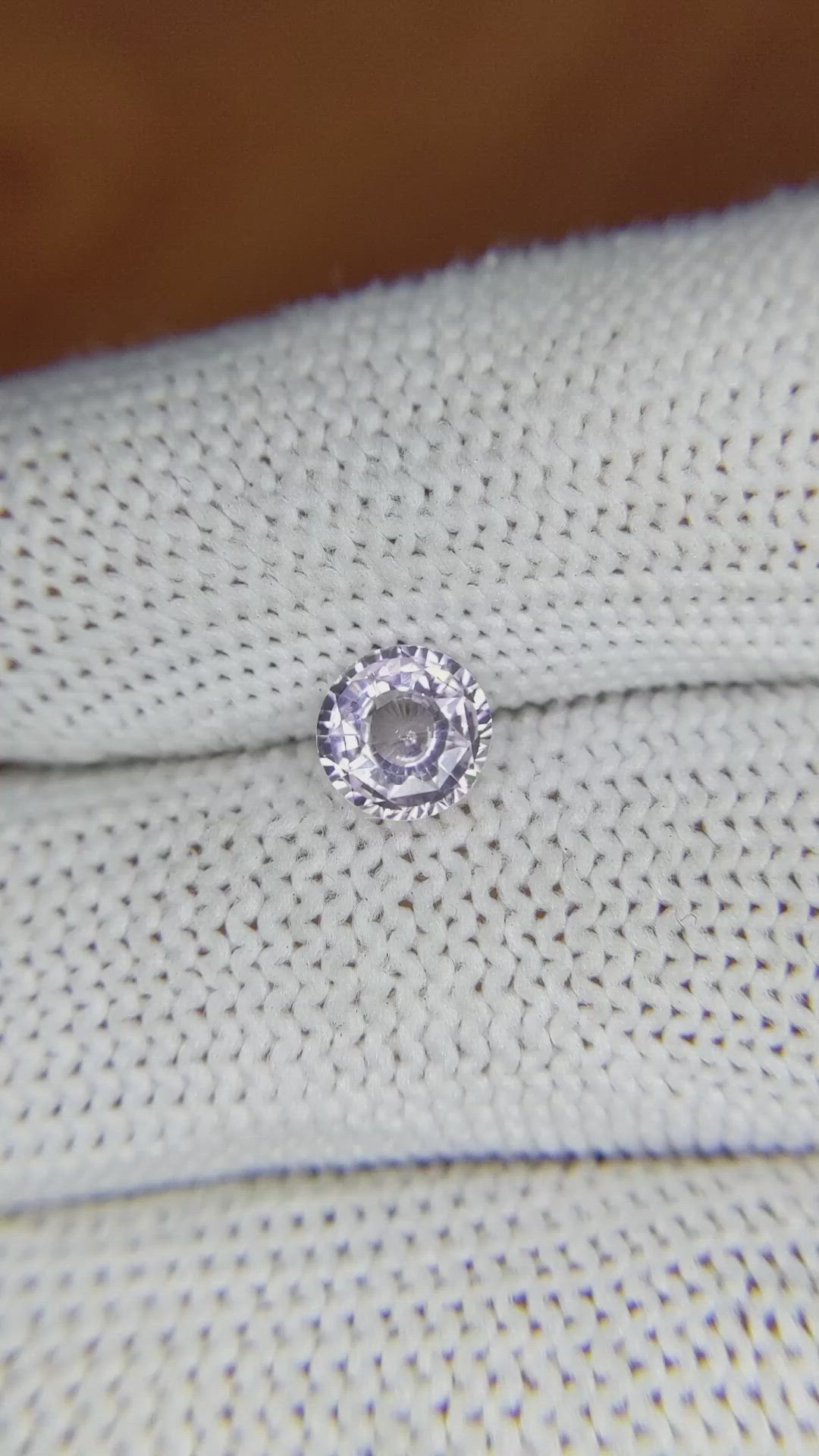 1.02 Ct. Purple Sapphire from Ceylon (Sri Lanka) Size Video