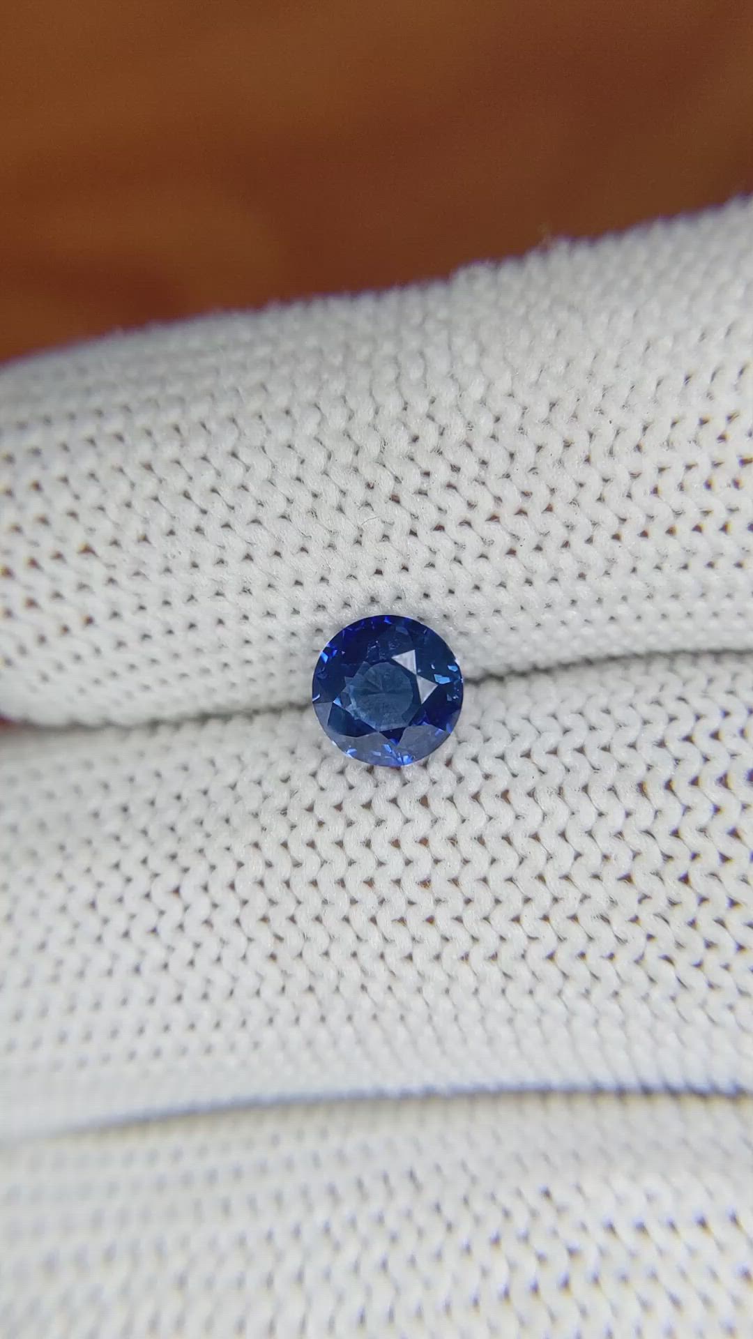 1.20 Ct. Blue Sapphire from Ceylon (Sri Lanka) Size Video