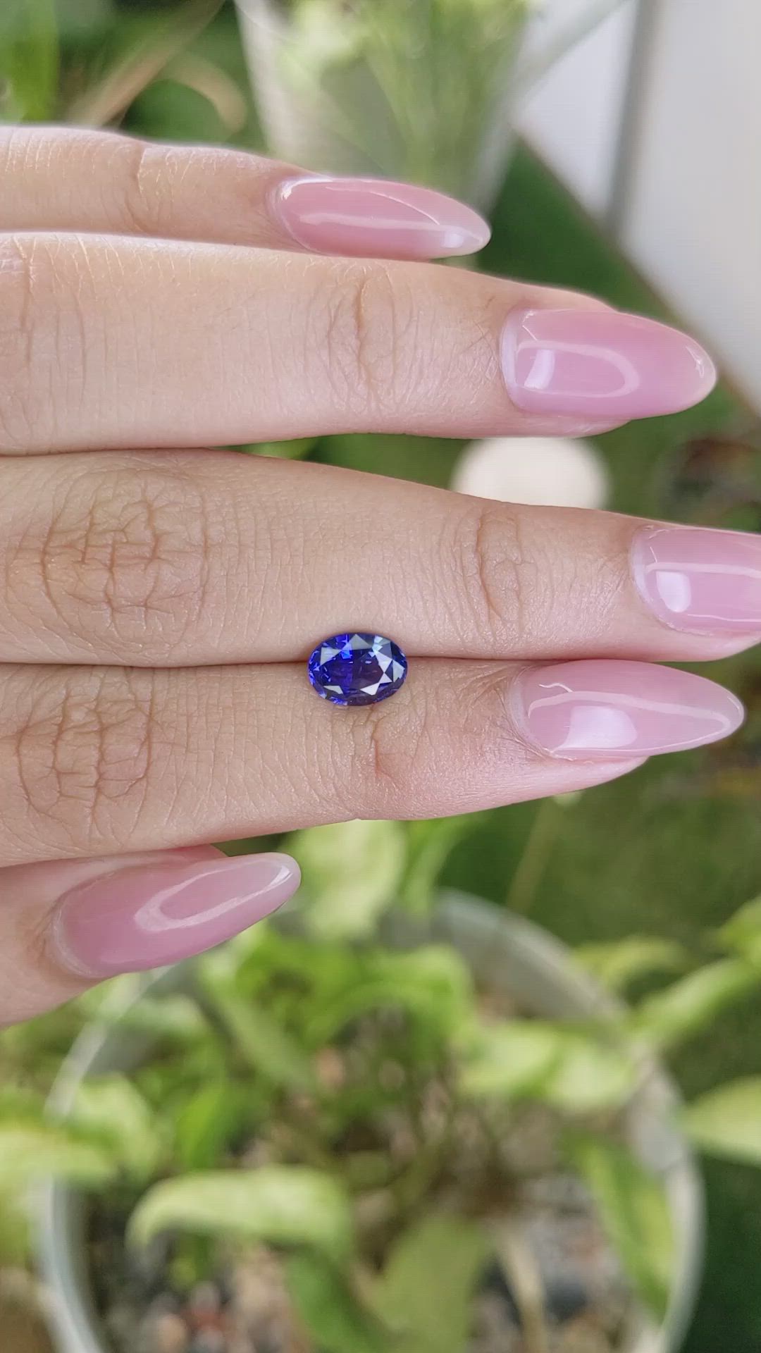 1.32 Ct. Blue Sapphire from Ceylon (Sri Lanka) Size Video
