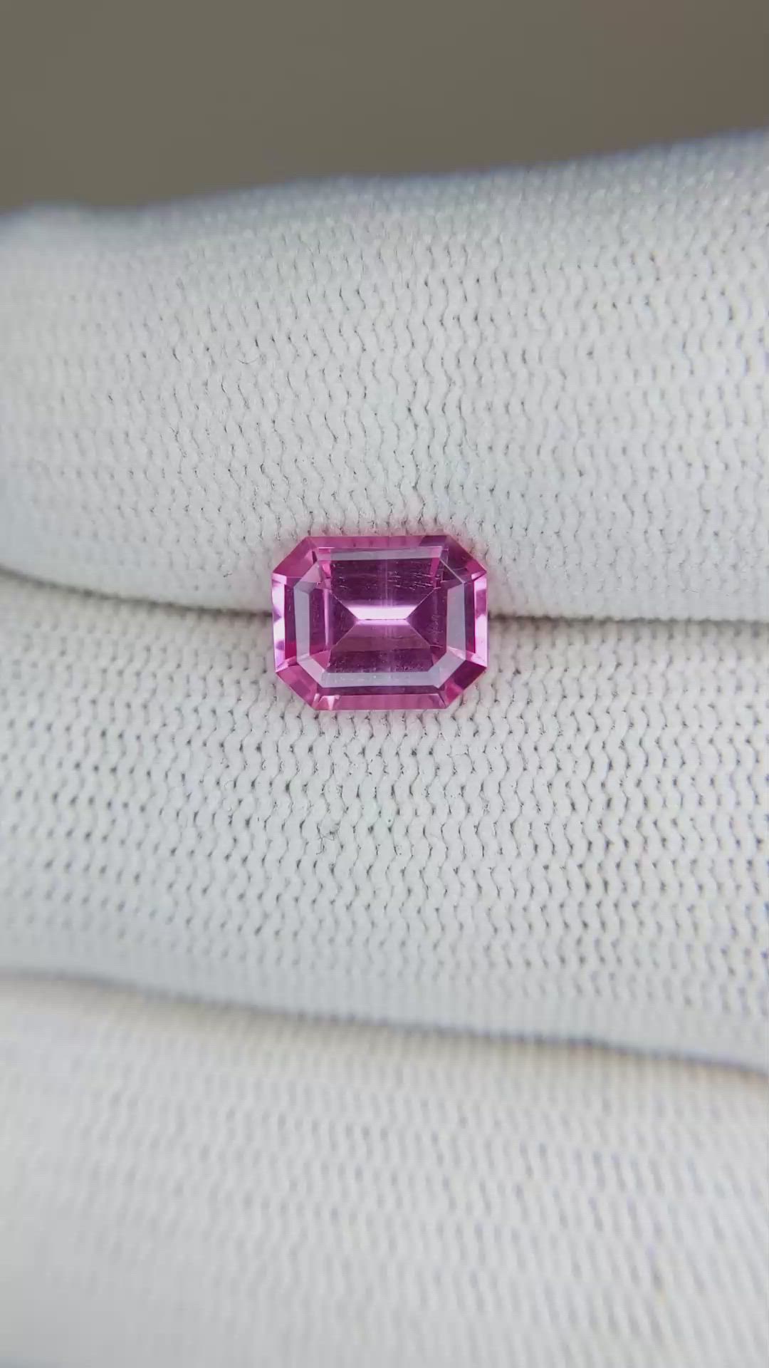 2.18 Ct. Pink Sapphire from Ceylon (Sri Lanka) Size Video