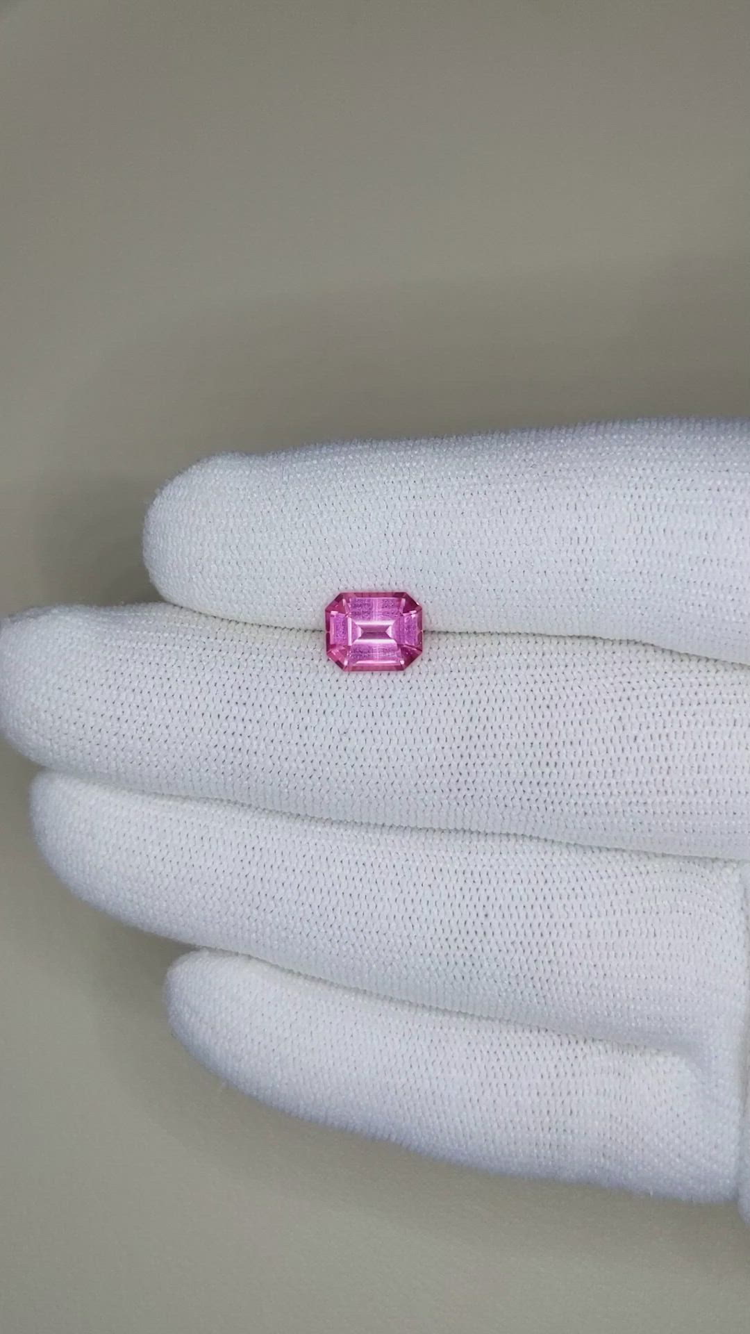 2.18 Ct. Pink Sapphire from Ceylon (Sri Lanka) Size Video