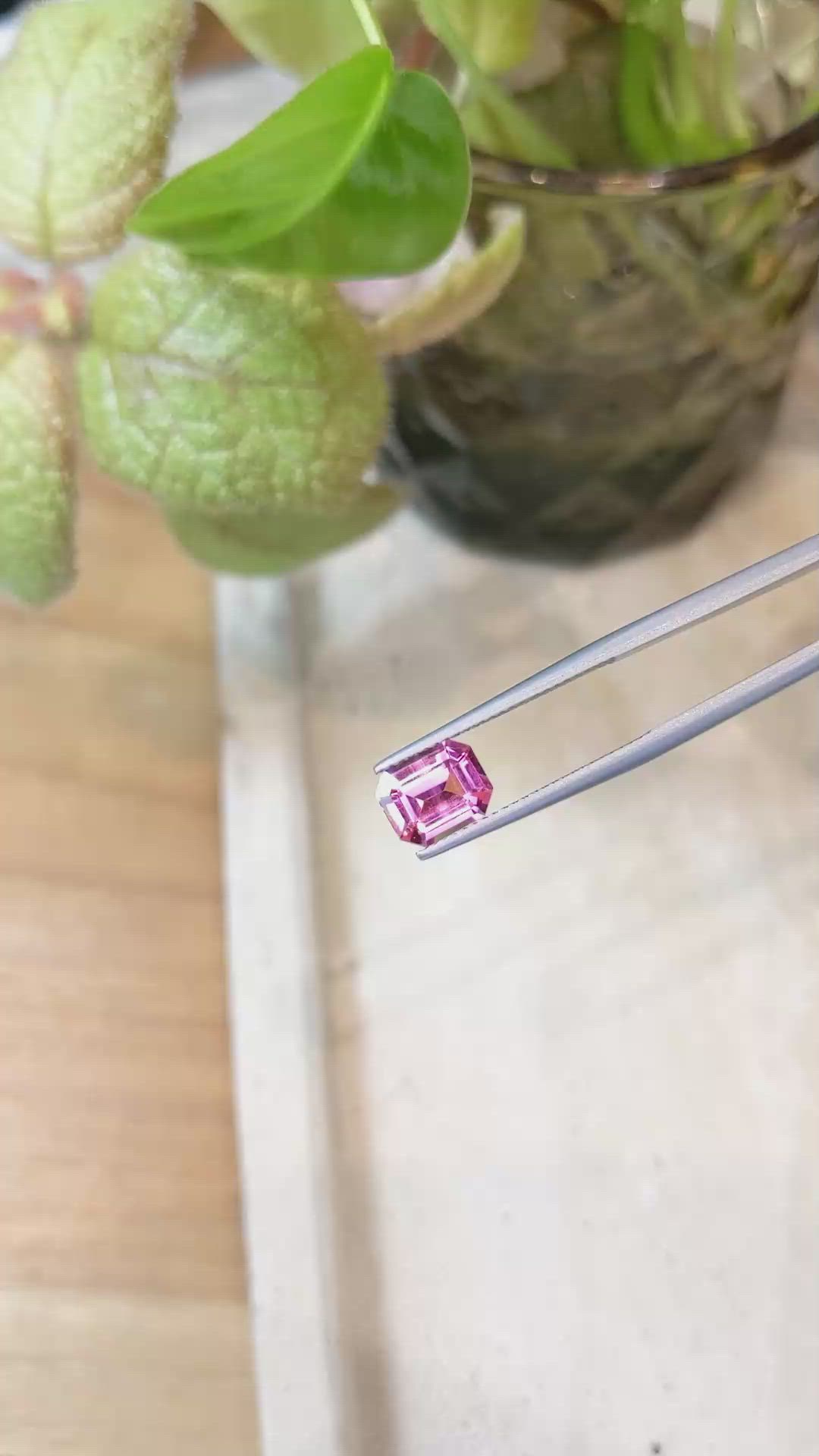 2.18 Ct. Pink Sapphire from Ceylon (Sri Lanka) Size Video