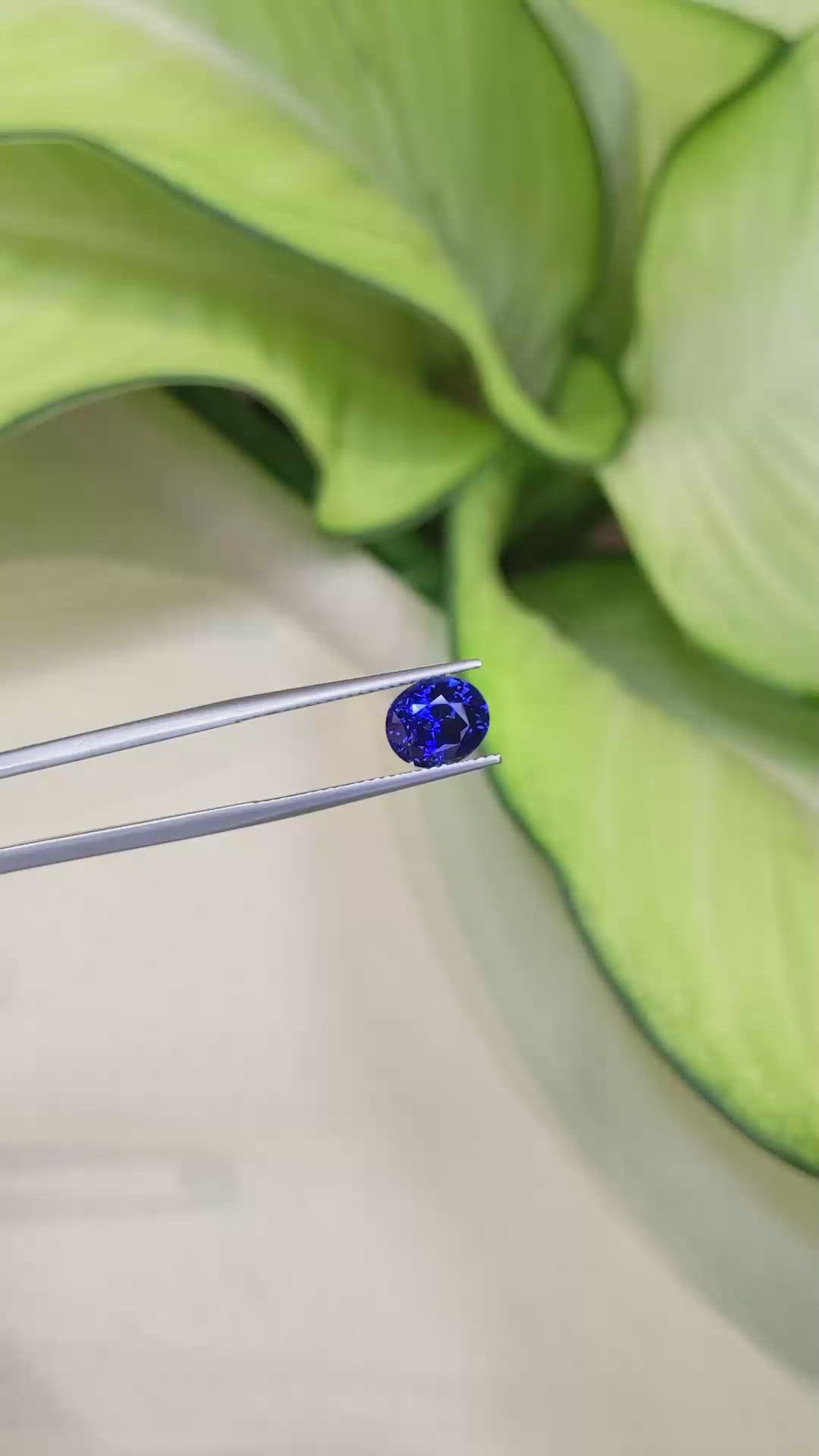 3.50 Ct. Blue Sapphire from Ceylon (Sri Lanka) Size Video