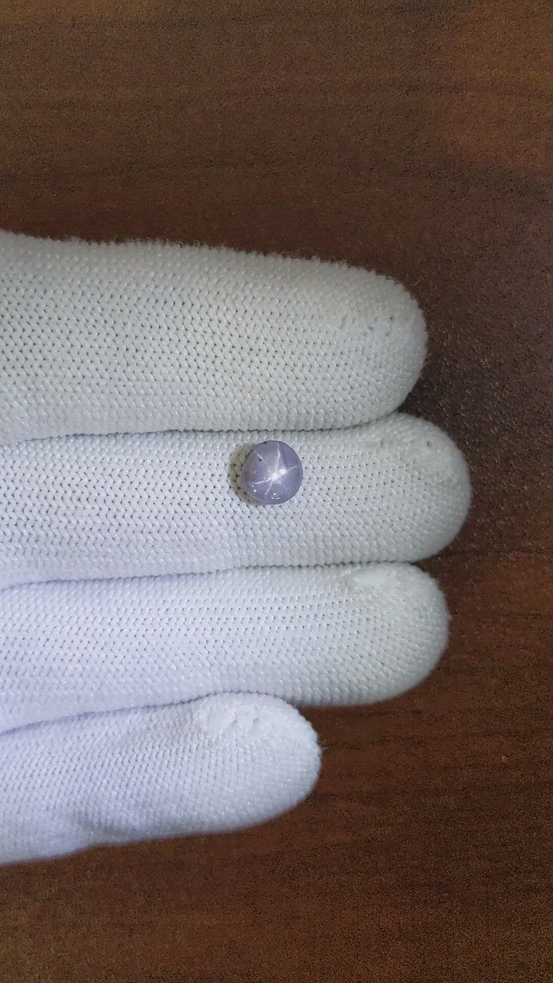 1.28 Ct. Grey Star Sapphire from Ceylon (Sri Lanka) Size Video