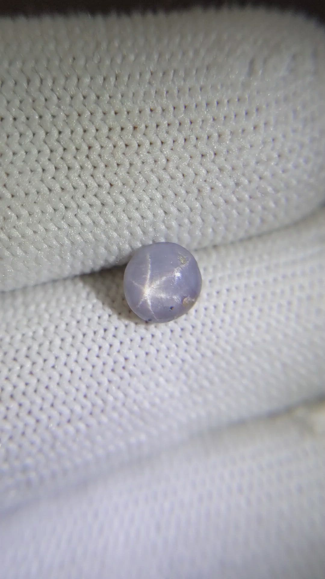1.28 Ct. Grey Star Sapphire from Ceylon (Sri Lanka) Size Video