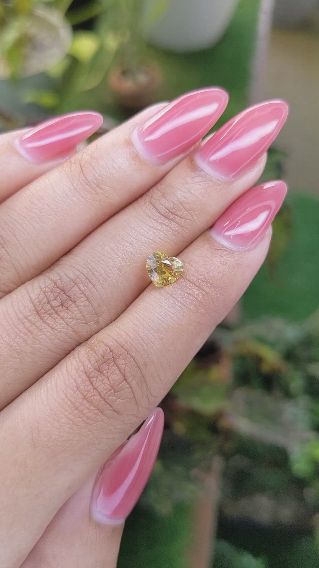 1.48 Ct. Yellow Sapphire from Ceylon (Sri Lanka) Size Video