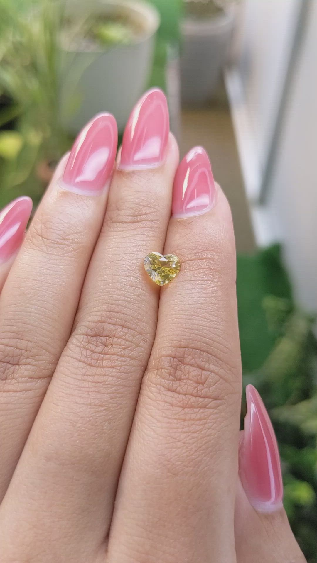 1.48 Ct. Yellow Sapphire from Ceylon (Sri Lanka) Size Video