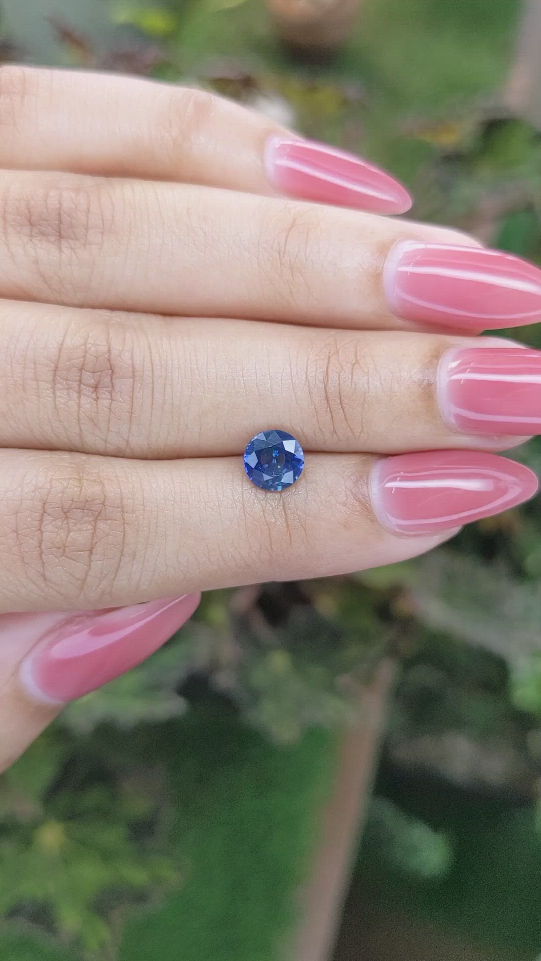 1.17 Ct. Blue Sapphire from Madagascar Size Video