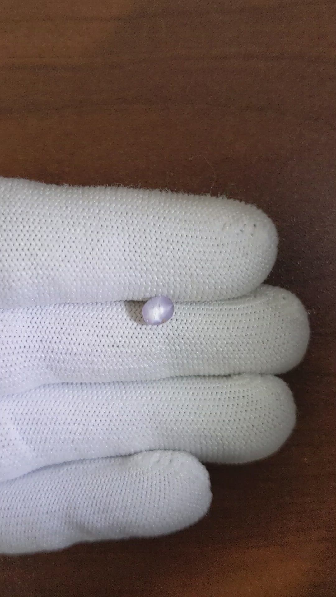 1.09 Ct. Pink Star Sapphire from Ceylon (Sri Lanka) Size Video