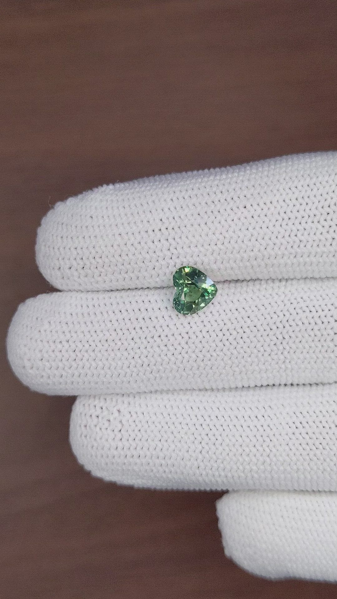 2.01 Ct. Bluish Green Sapphire from Australia Size Video