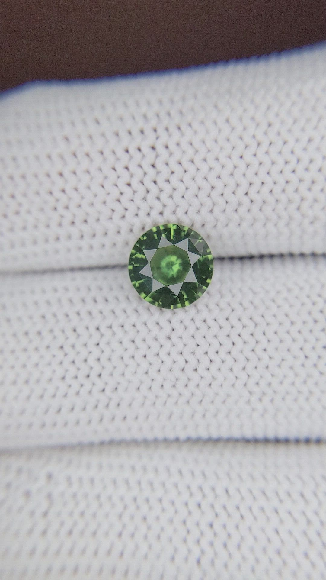 2.03 Ct. Green Sapphire from Madagascar Size Video