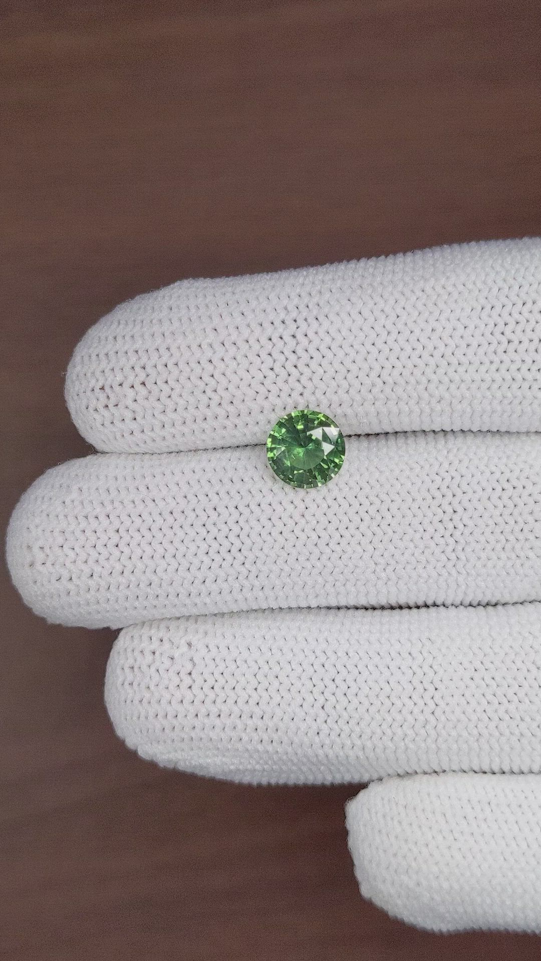 2.03 Ct. Green Sapphire from Madagascar Size Video