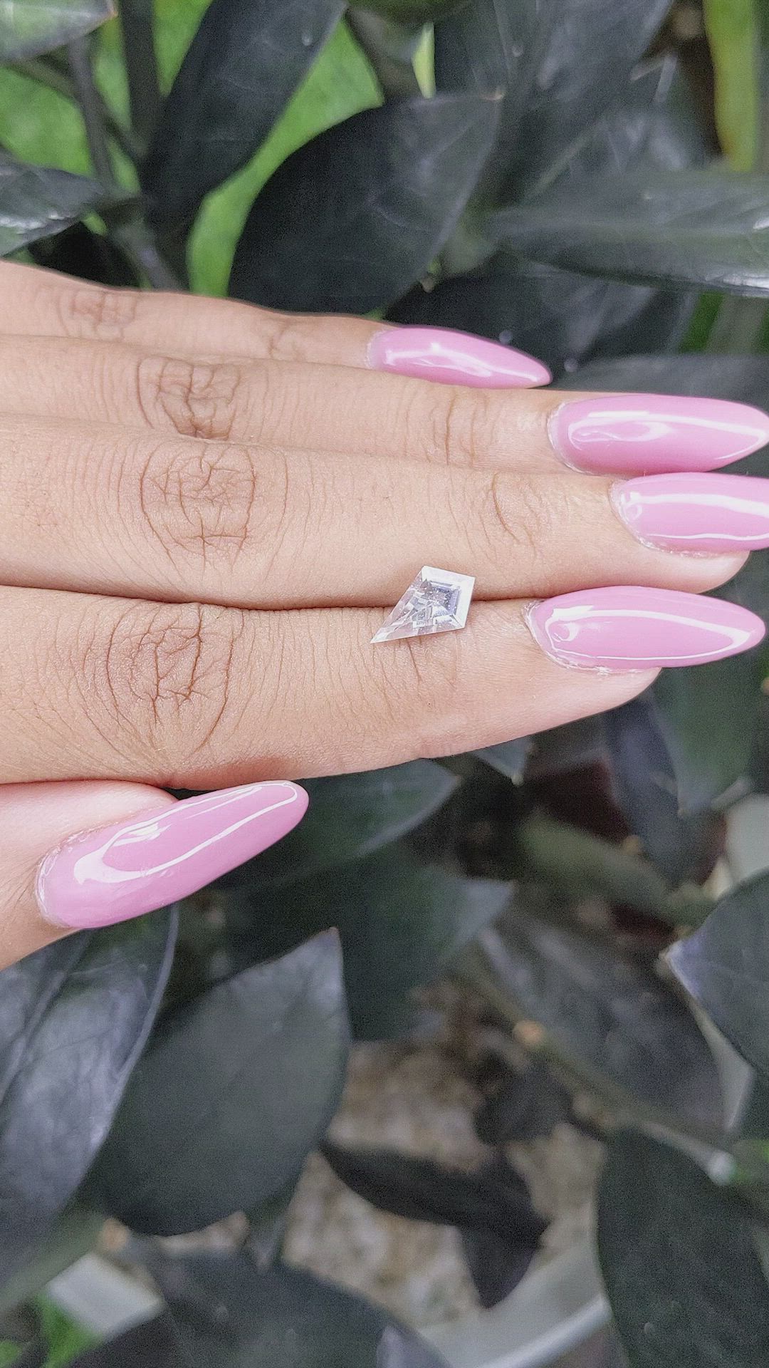 1.12 Ct. White Sapphire from Madagascar Size Video