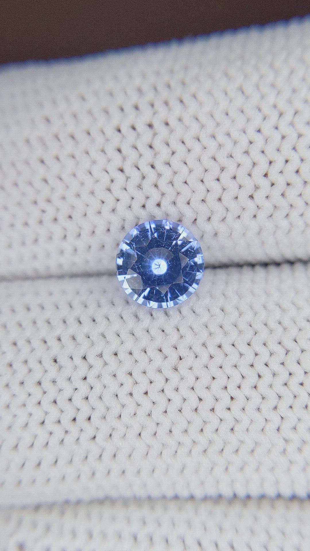 1.21 Ct. Blue Sapphire from Ceylon (Sri Lanka) Size Video