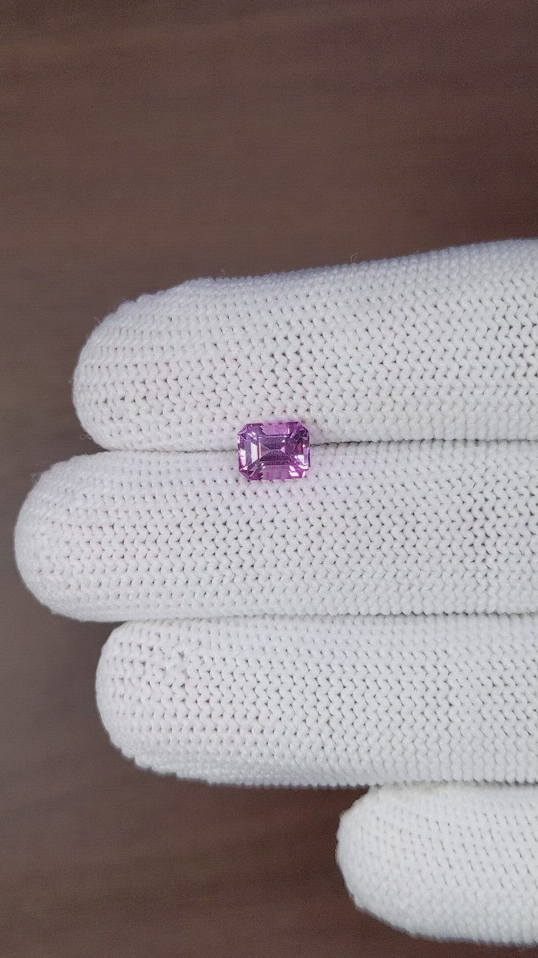 1.54 Ct. Purple Sapphire from Madagascar Size Video