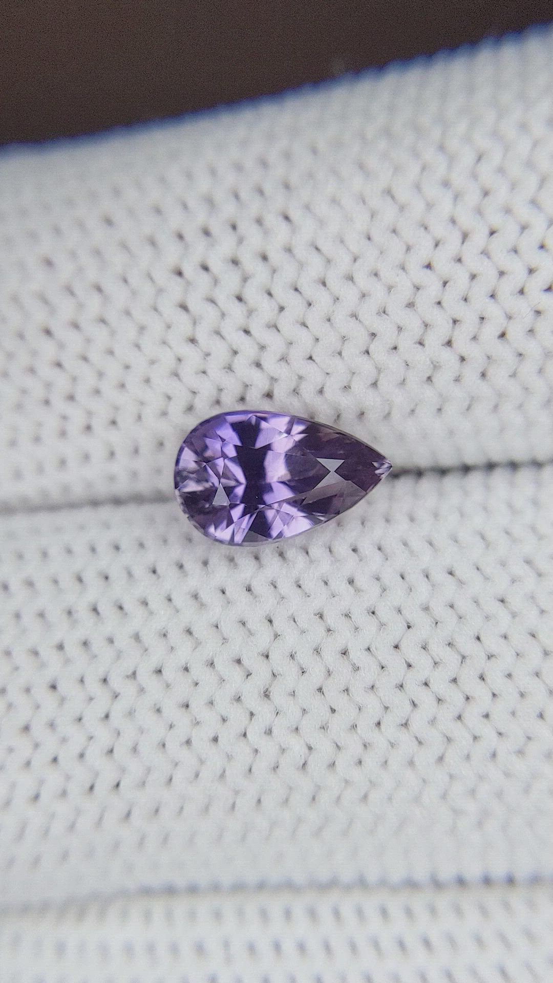 1.70 Ct. Purple Sapphire from Madagascar Size Video