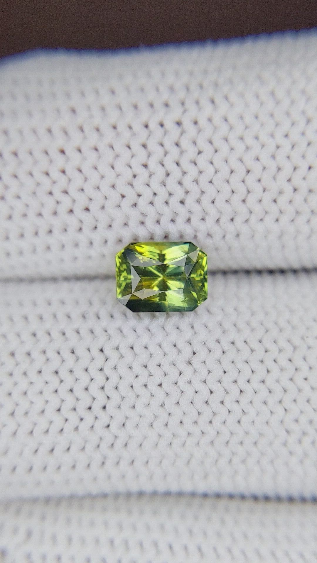 1.48 Ct. Bi Color Sapphire from Madagascar Size Video