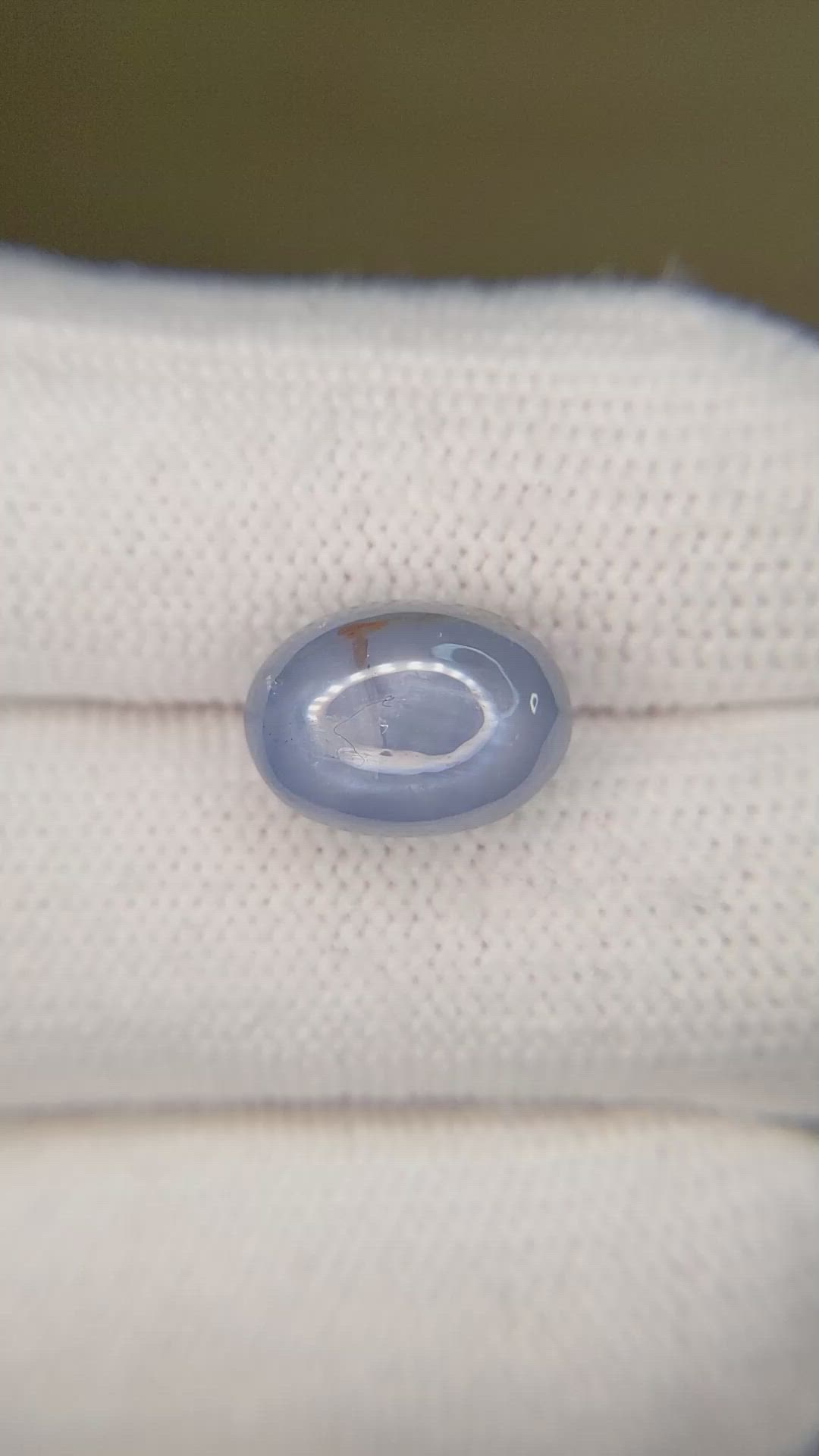 9.04 Ct. Blue Star Sapphire from Ceylon (Sri Lanka) Size Video