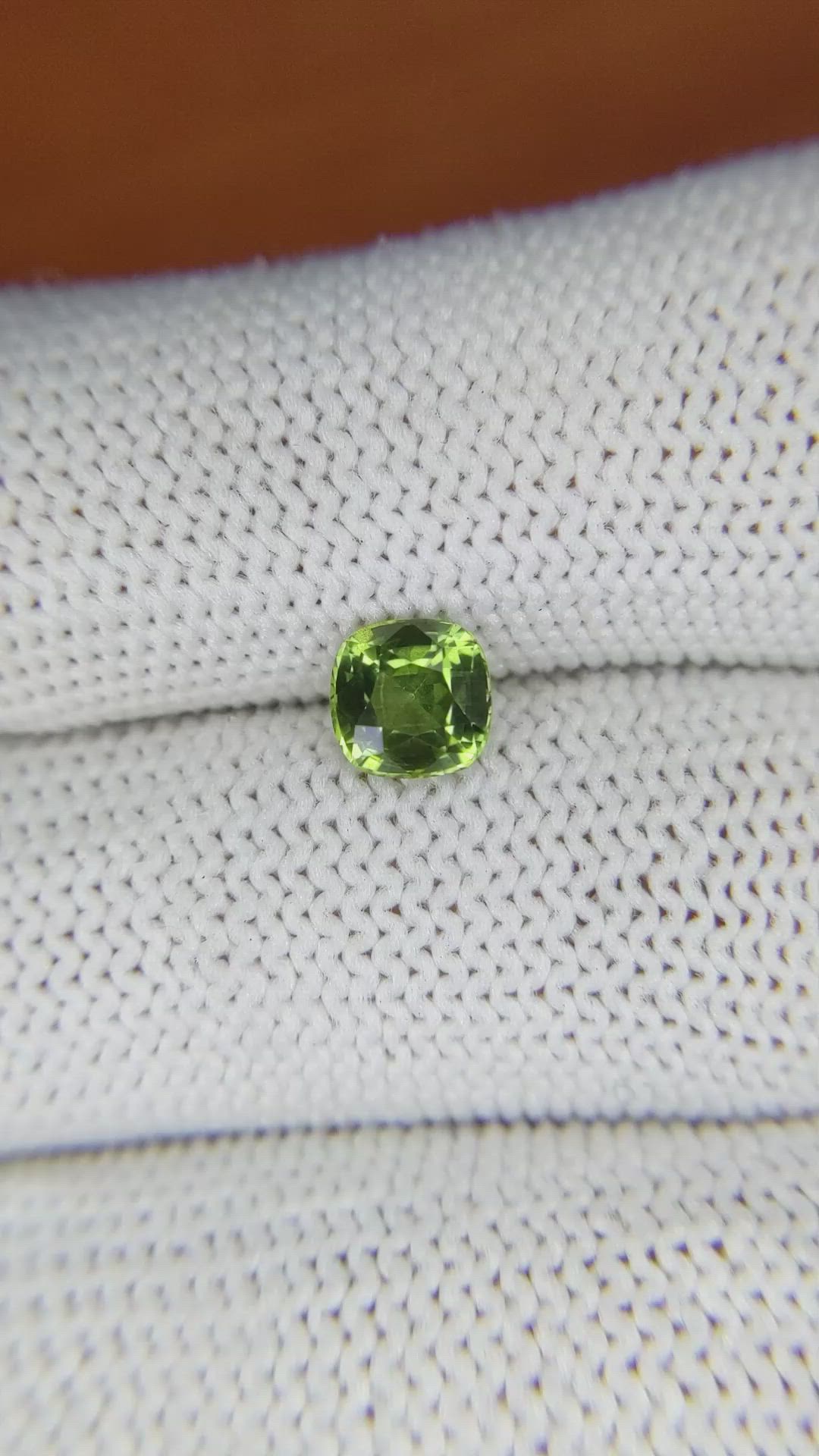 1.07 Ct. Green Sapphire from Madagascar Size Video