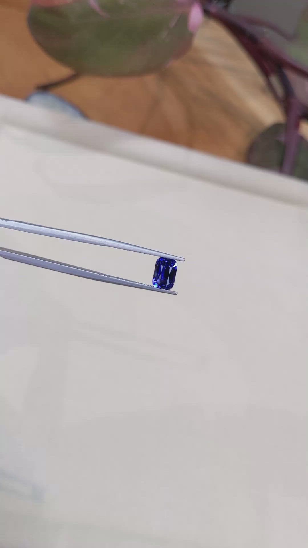 1.99 Ct. Blue Sapphire from Ceylon (Sri Lanka) Size Video