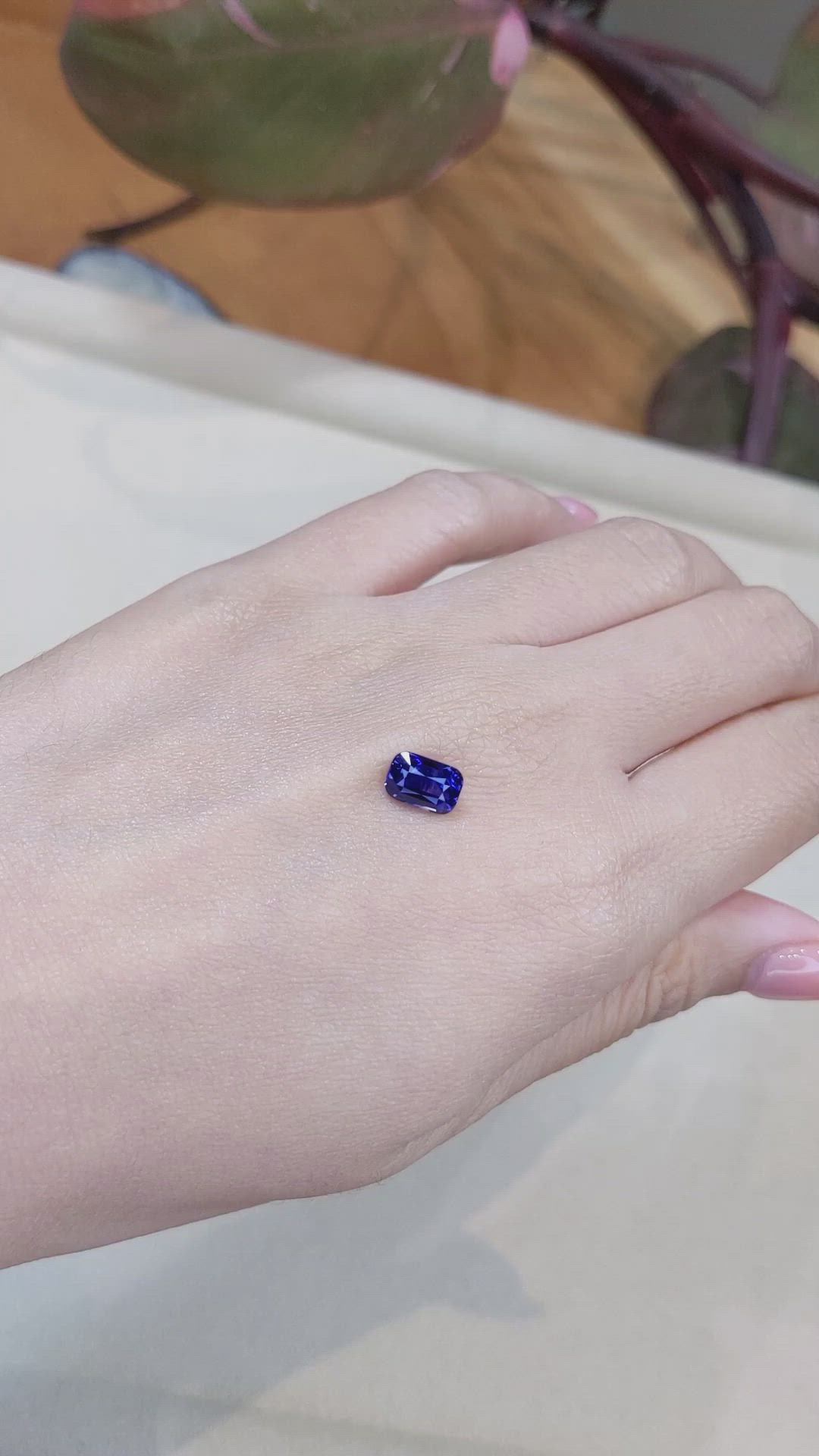 1.99 Ct. Blue Sapphire from Ceylon (Sri Lanka) Size Video
