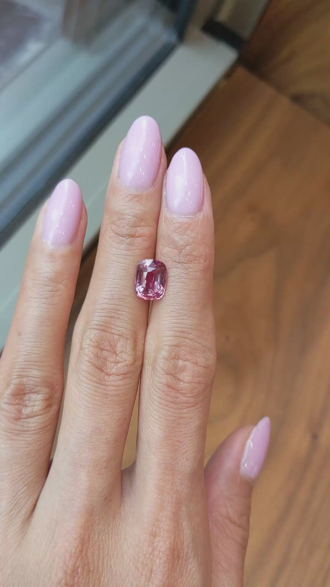 3.17 Ct. Padparadscha Sapphire from Madagascar Size Video