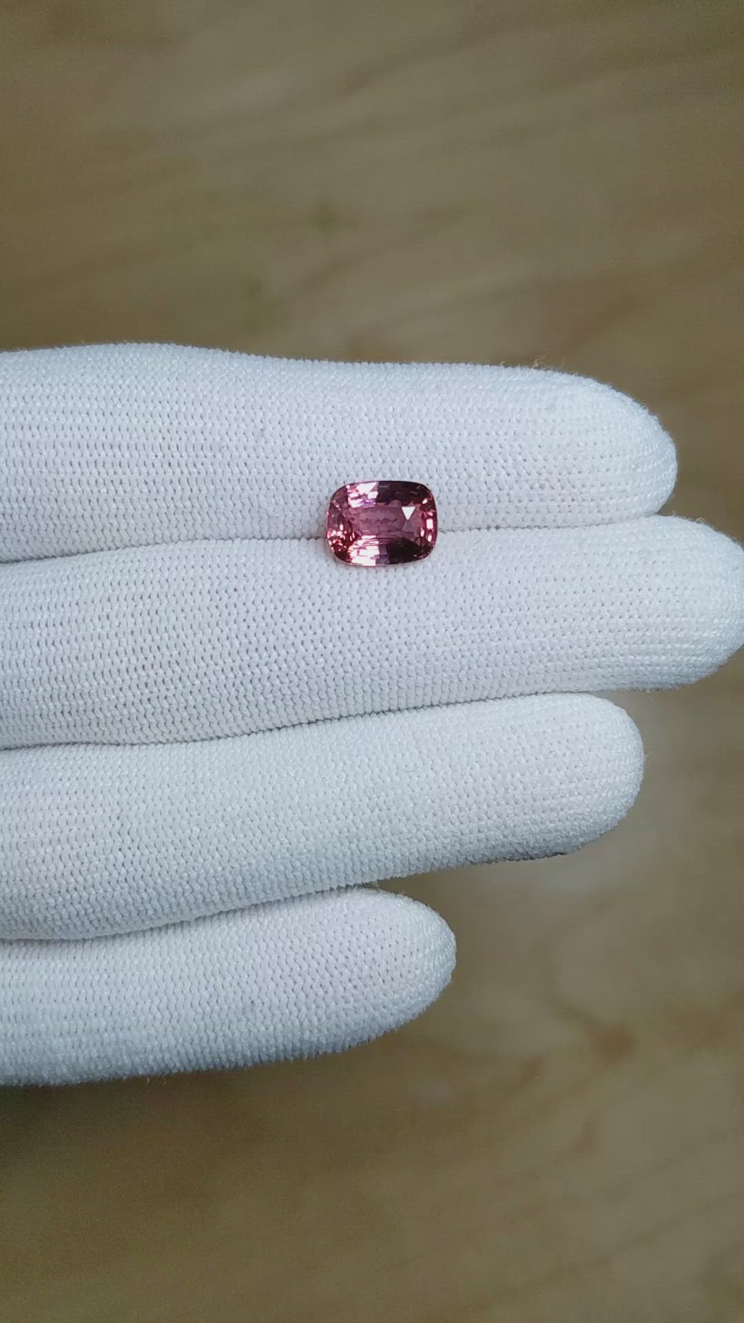3.17 Ct. Padparadscha Sapphire from Madagascar Size Video