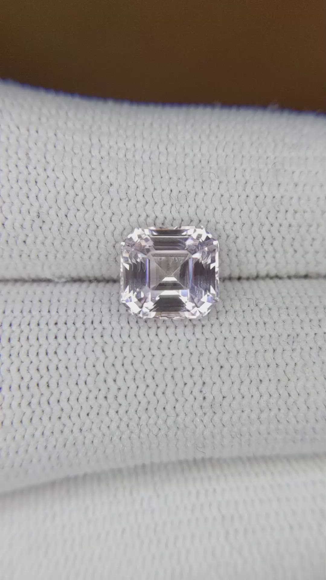 3.11 Ct. Pink Sapphire from Ceylon (Sri Lanka) Size Video
