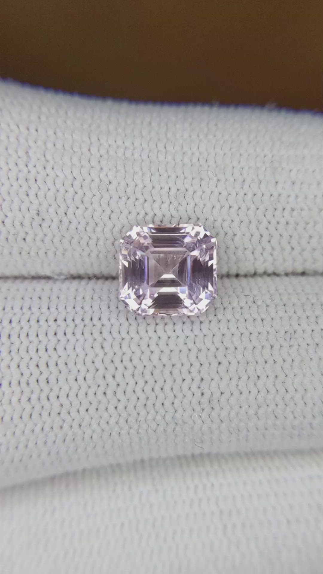 3.11 Ct. Pink Sapphire from Ceylon (Sri Lanka) Size Video