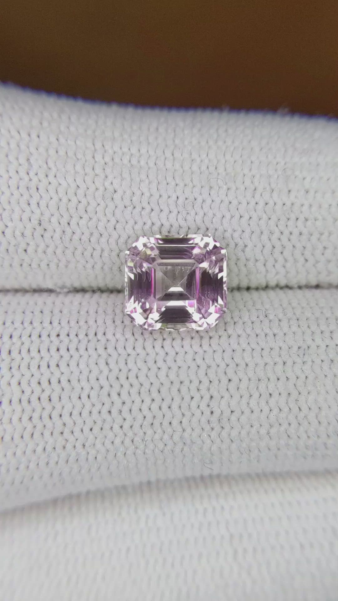3.11 Ct. Pink Sapphire from Ceylon (Sri Lanka) Size Video