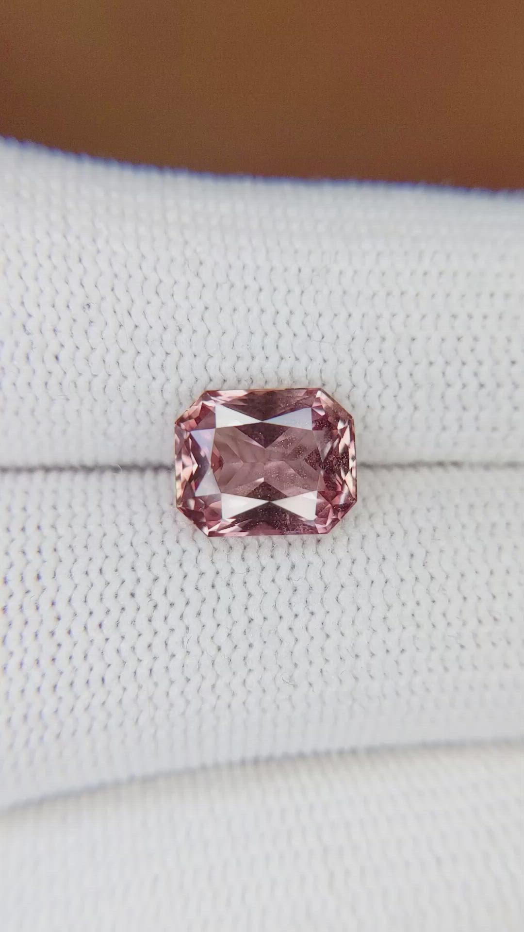 3.37 Ct. Padparadscha Sapphire from Madagascar Size Video