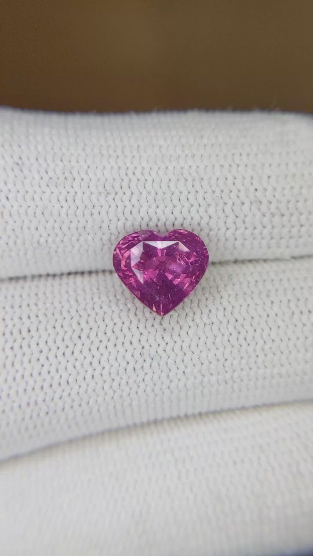 3.19 Ct. Purplish Pink Sapphire from Madagascar Size Video