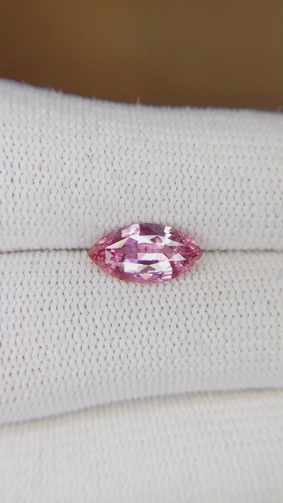2.02 Ct. Pink Sapphire from Ceylon (Sri Lanka) Size Video