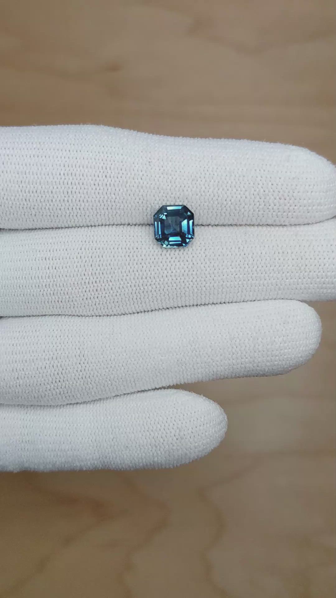 2.32 Ct. Blue Sapphire from Ceylon (Sri Lanka) Size Video