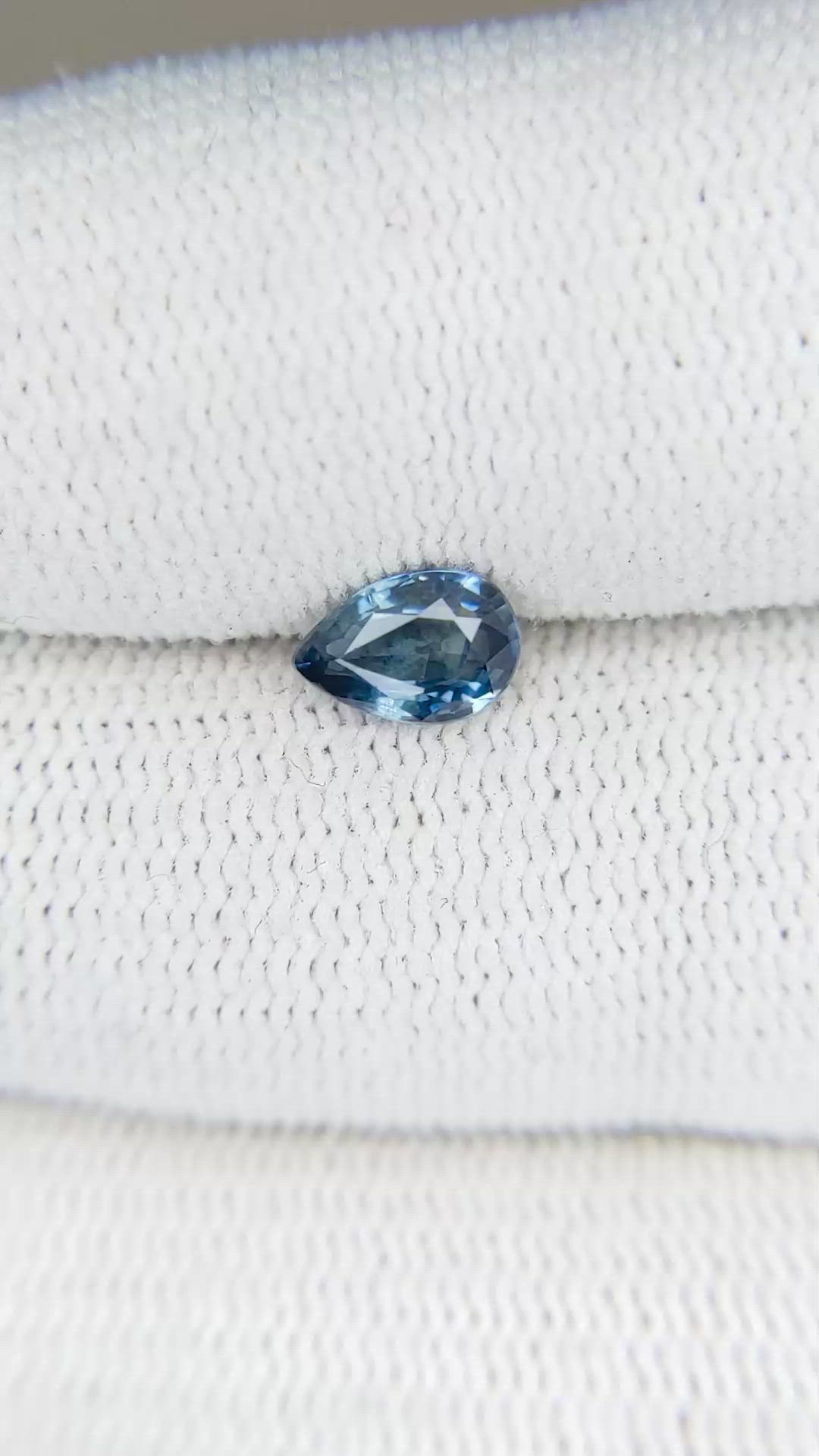 0.78 Ct. Blue Sapphire from Madagascar Size Video