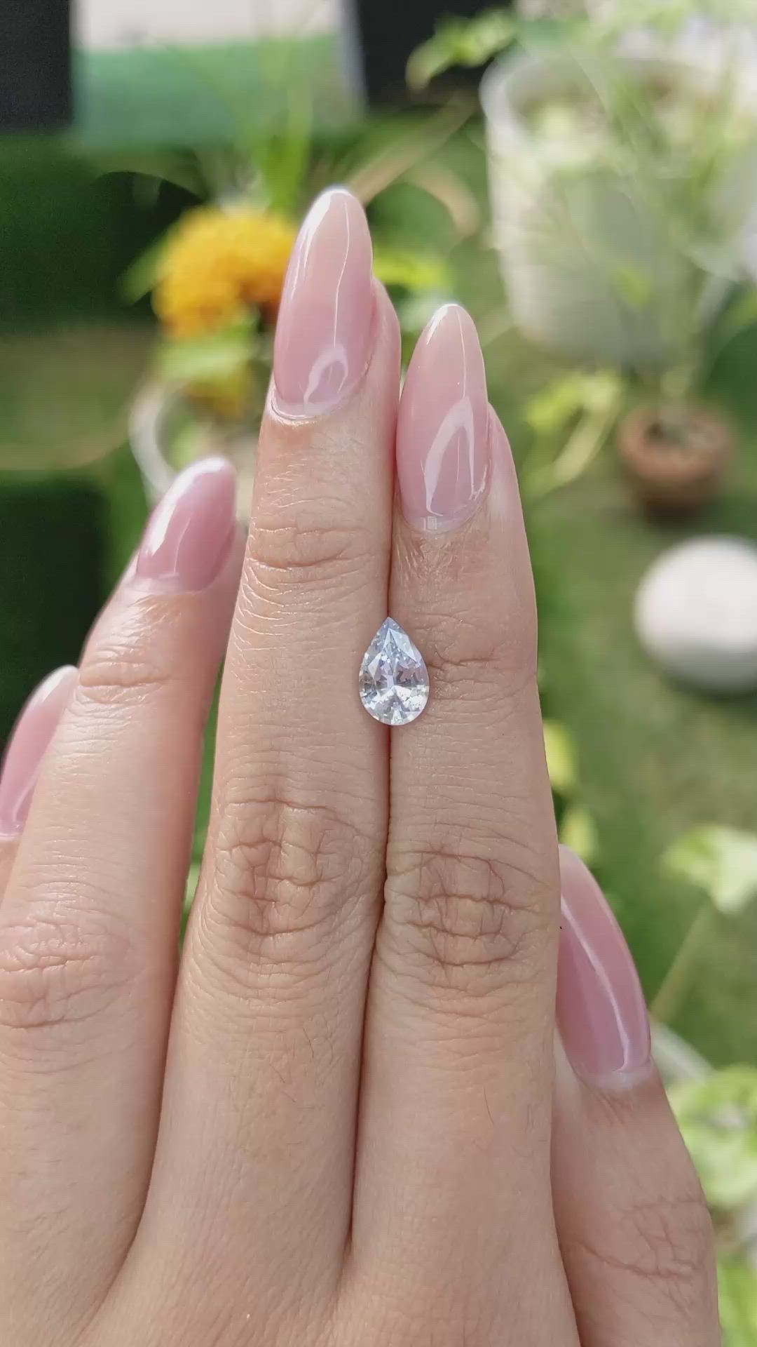 1.45 Ct. Blue Sapphire from Ceylon (Sri Lanka) Size Video