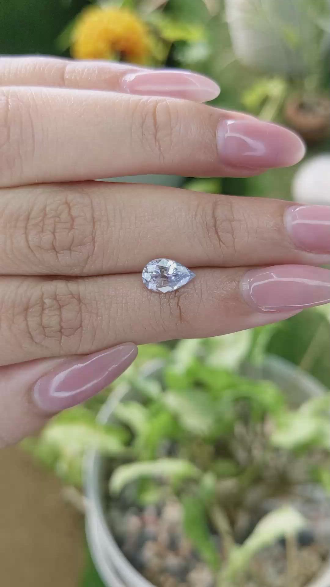 1.45 Ct. Blue Sapphire from Ceylon (Sri Lanka) Size Video