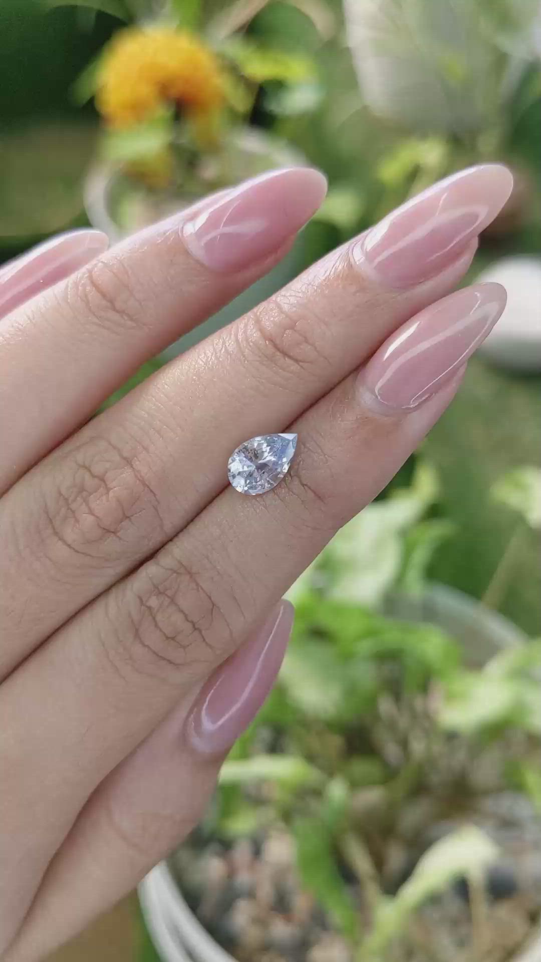 1.45 Ct. Blue Sapphire from Ceylon (Sri Lanka) Size Video