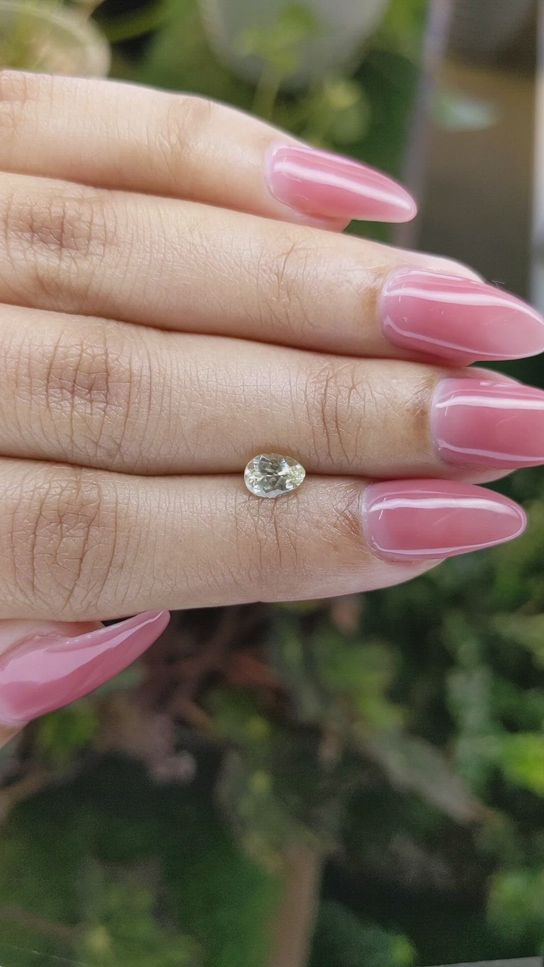 0.74 Ct. Yellow Sapphire from Ceylon (Sri Lanka) Size Video