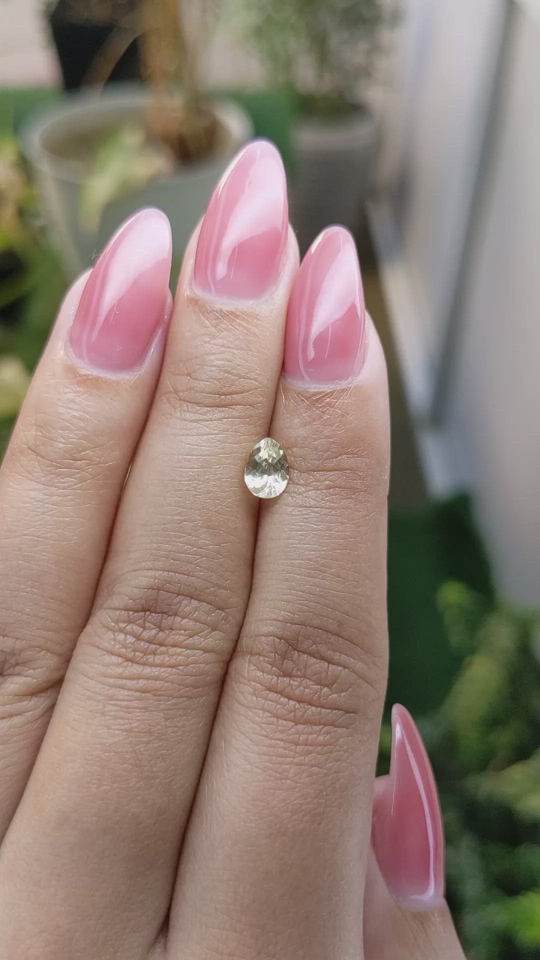 0.74 Ct. Yellow Sapphire from Ceylon (Sri Lanka) Size Video