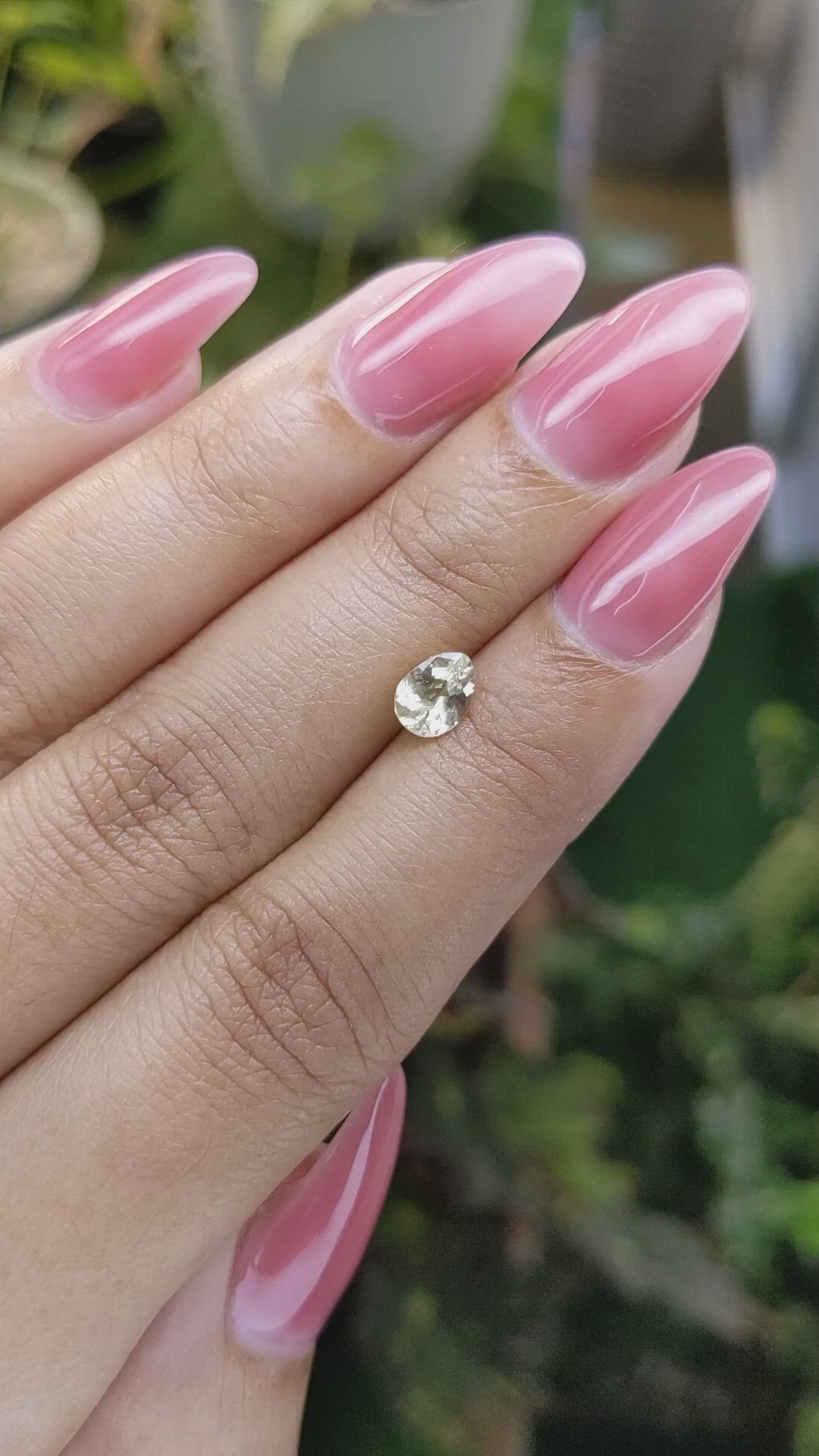 0.74 Ct. Yellow Sapphire from Ceylon (Sri Lanka) Size Video