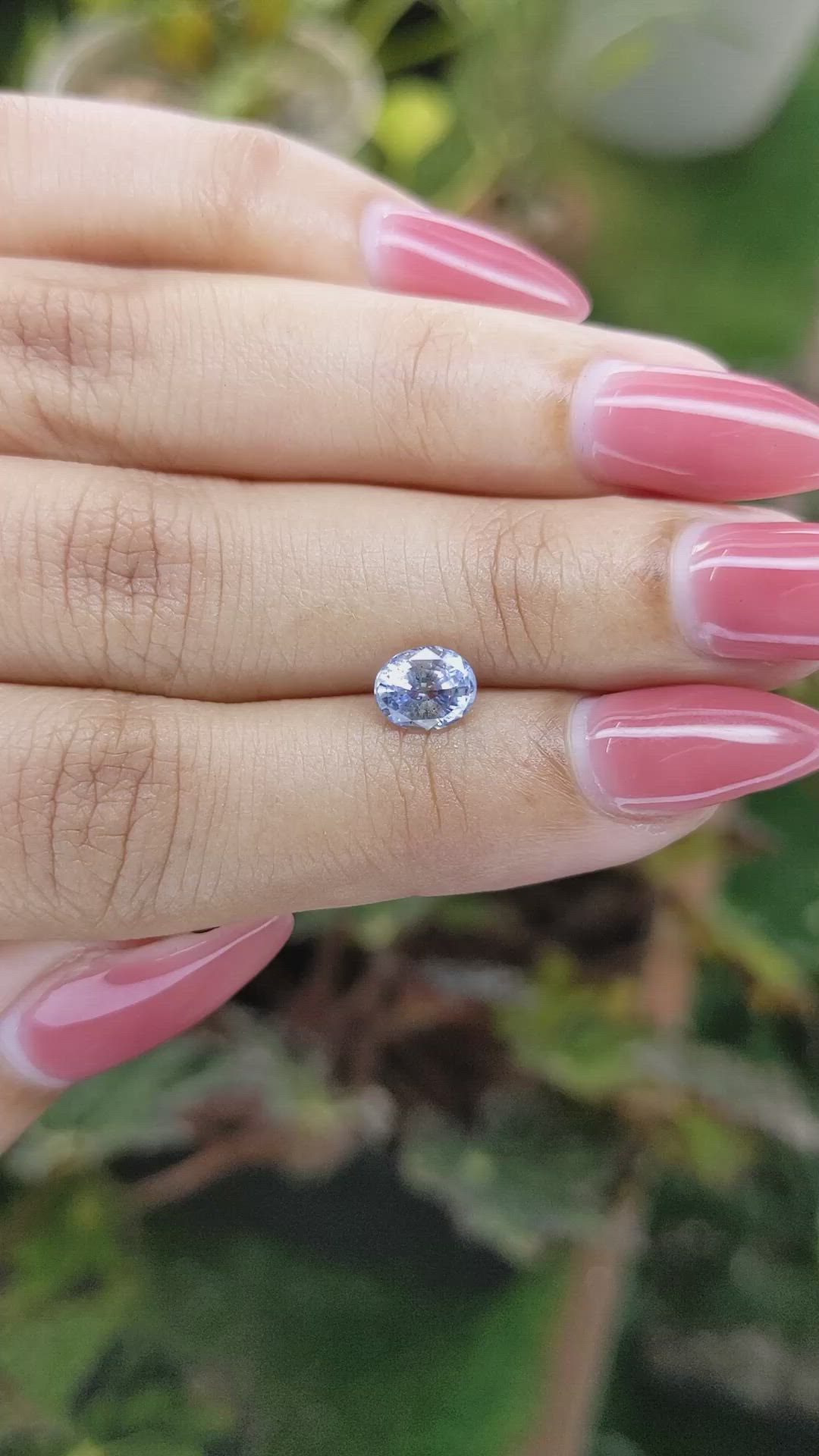 1.17 Ct. Blue Sapphire from Ceylon (Sri Lanka) Size Video