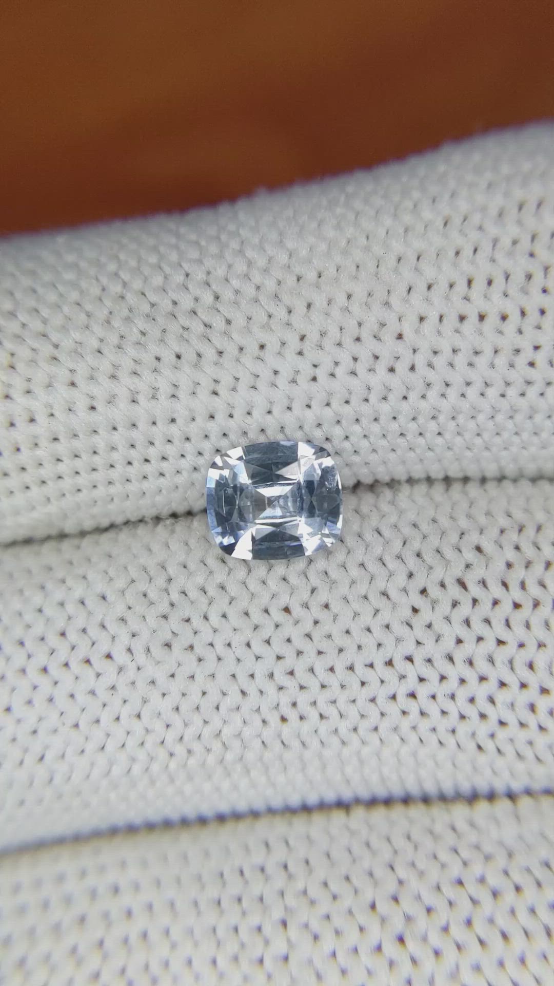 1.30 Ct. Blue Sapphire from Ceylon (Sri Lanka) Size Video
