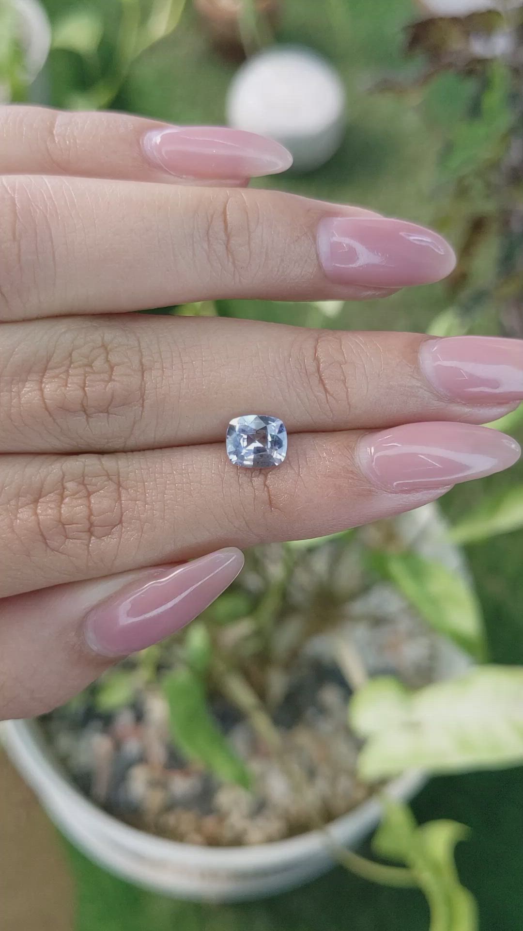 1.30 Ct. Blue Sapphire from Ceylon (Sri Lanka) Size Video