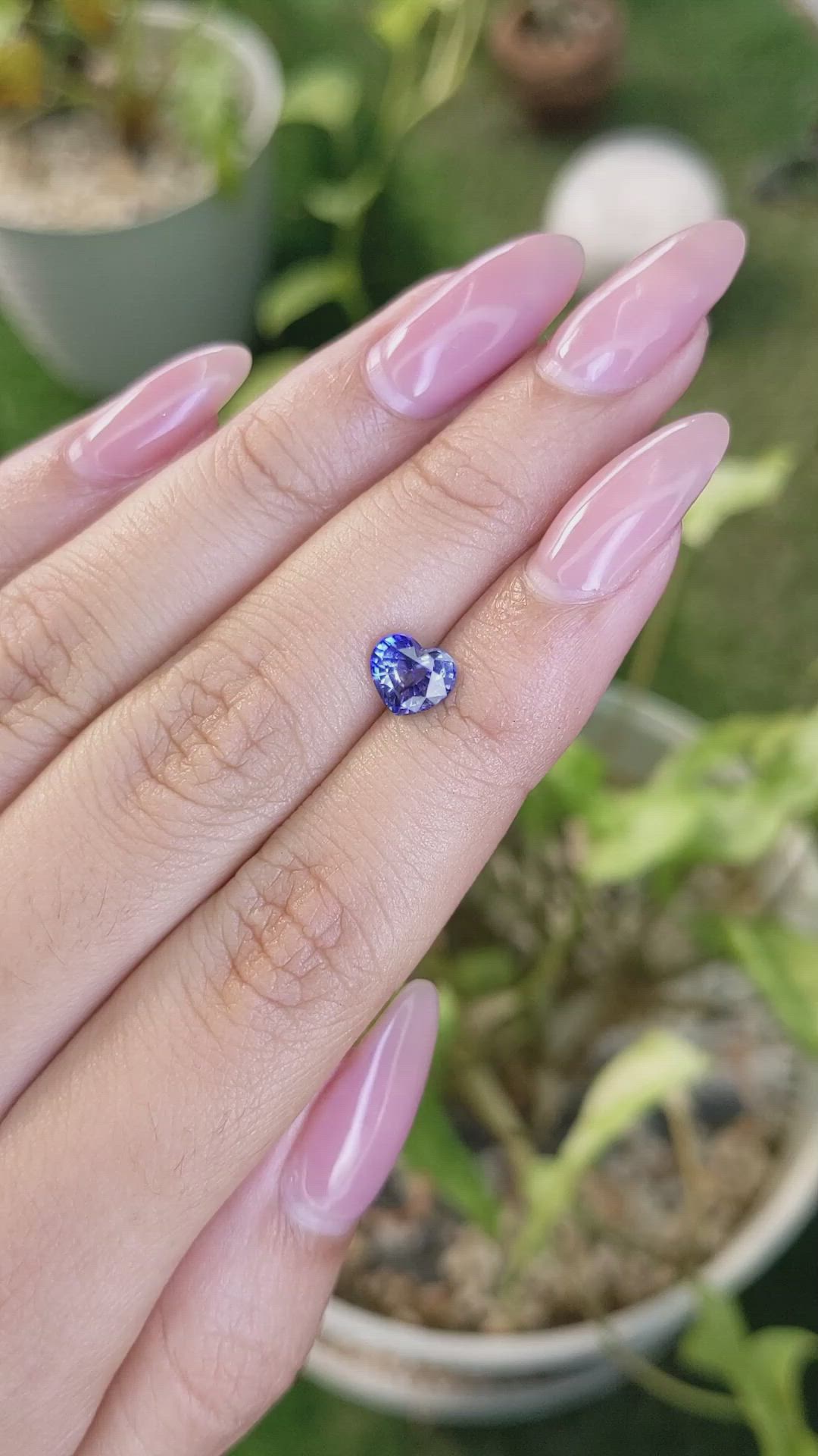 1.31 Ct. Blue Sapphire from Ceylon (Sri Lanka) Size Video