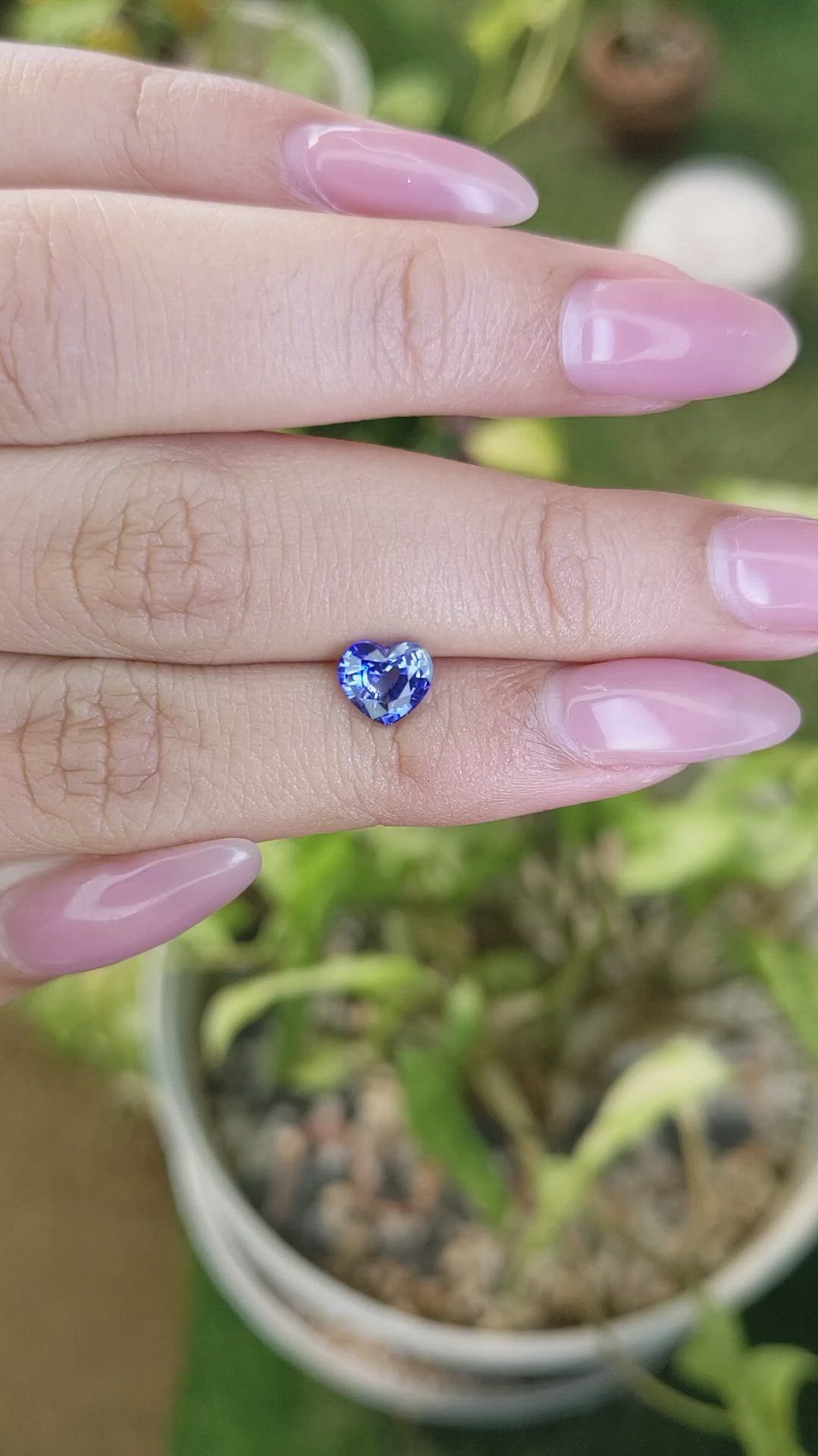 1.31 Ct. Blue Sapphire from Ceylon (Sri Lanka) Size Video