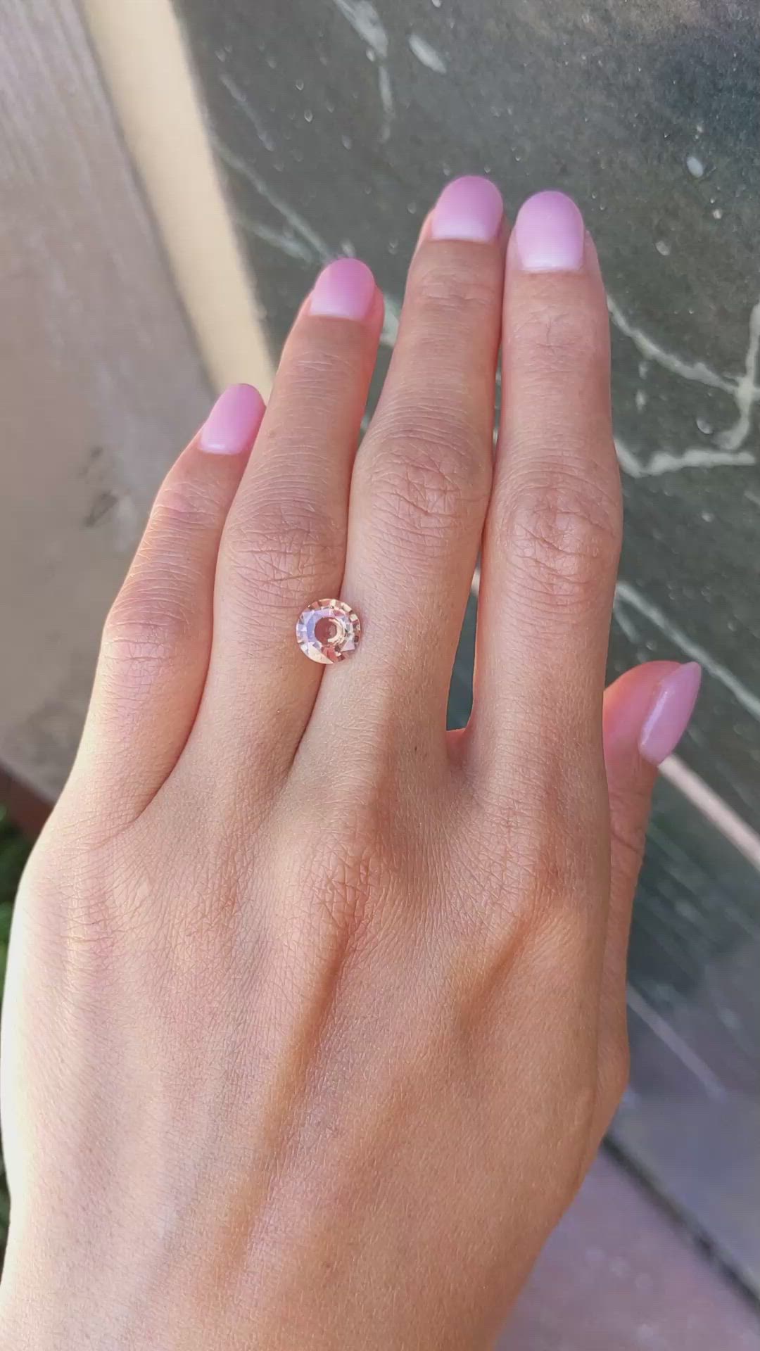 1.75 Ct. Padparadscha Sapphire from Madagascar Size Video